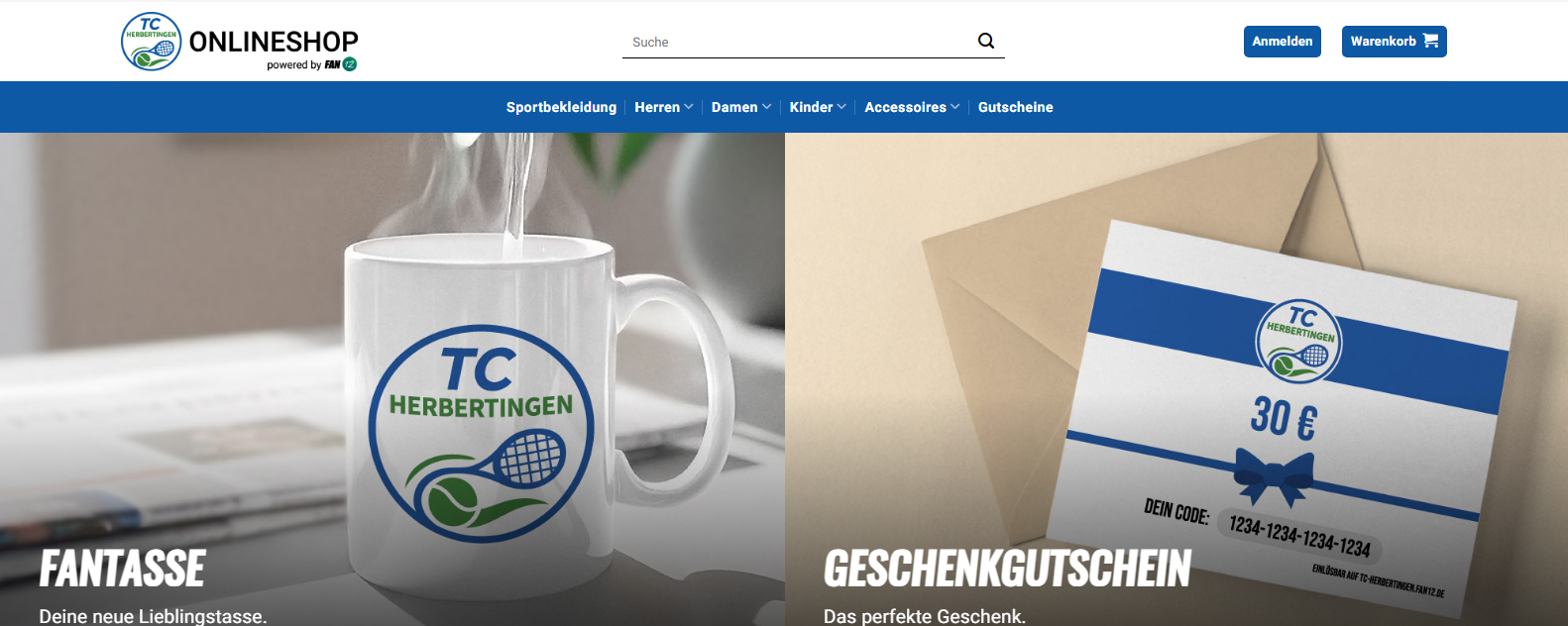 Hol dir exklusive TCH Artikel und Sportkleidung